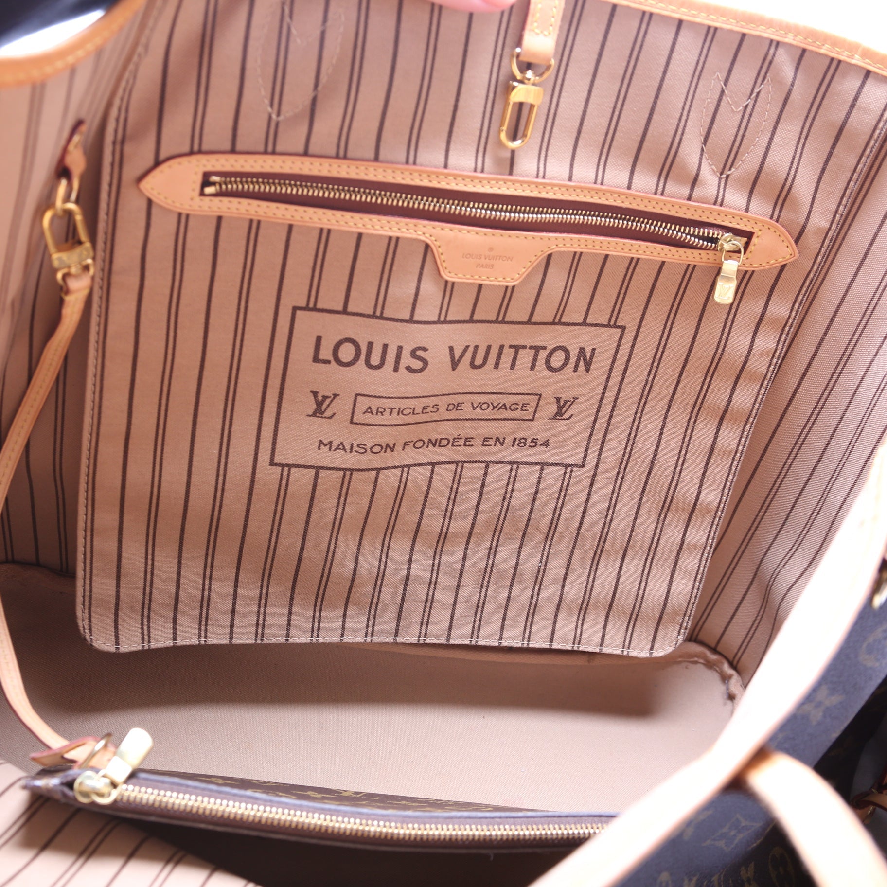 Neverfull With Wallet GM Monogram