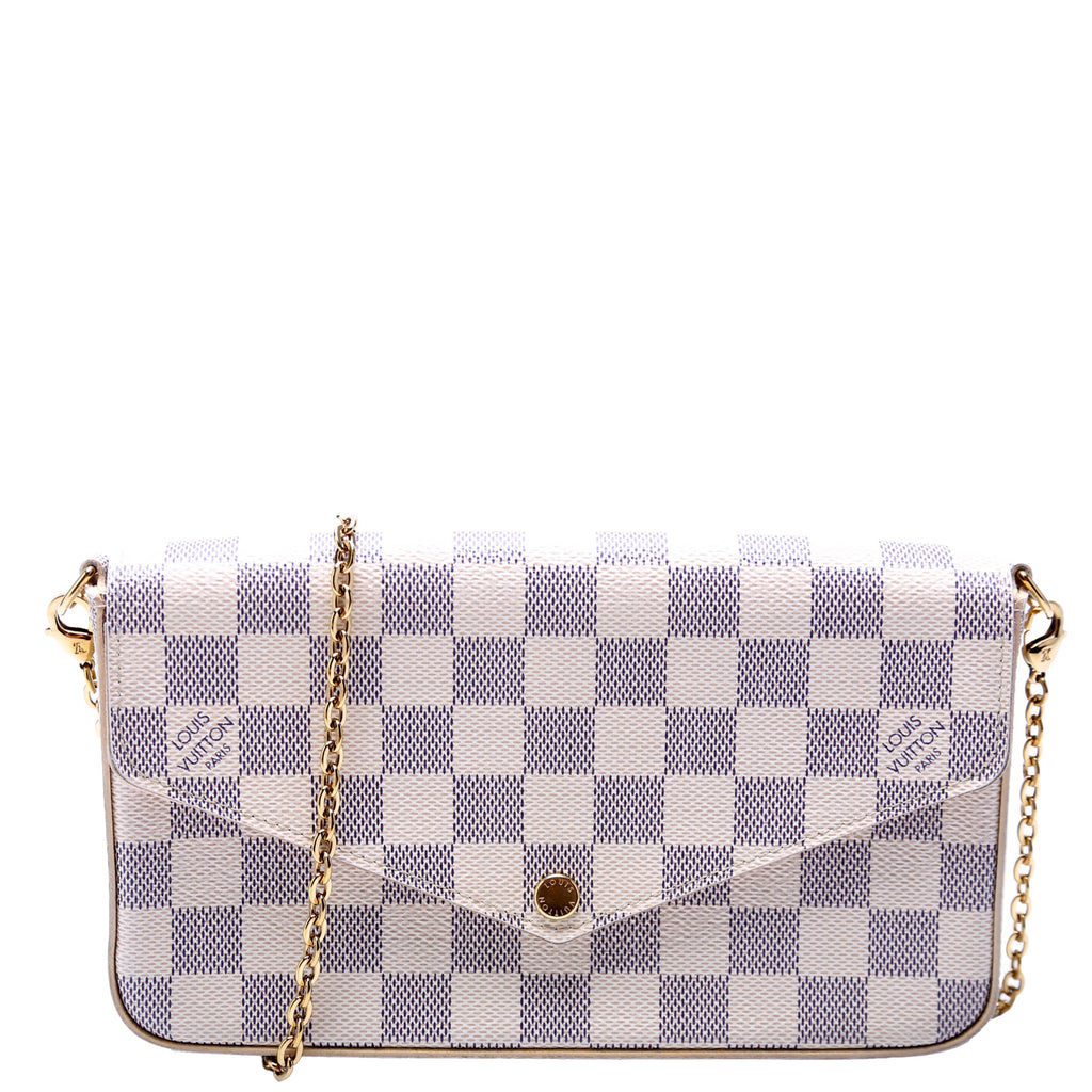 Pochette Felicie Damier Azur