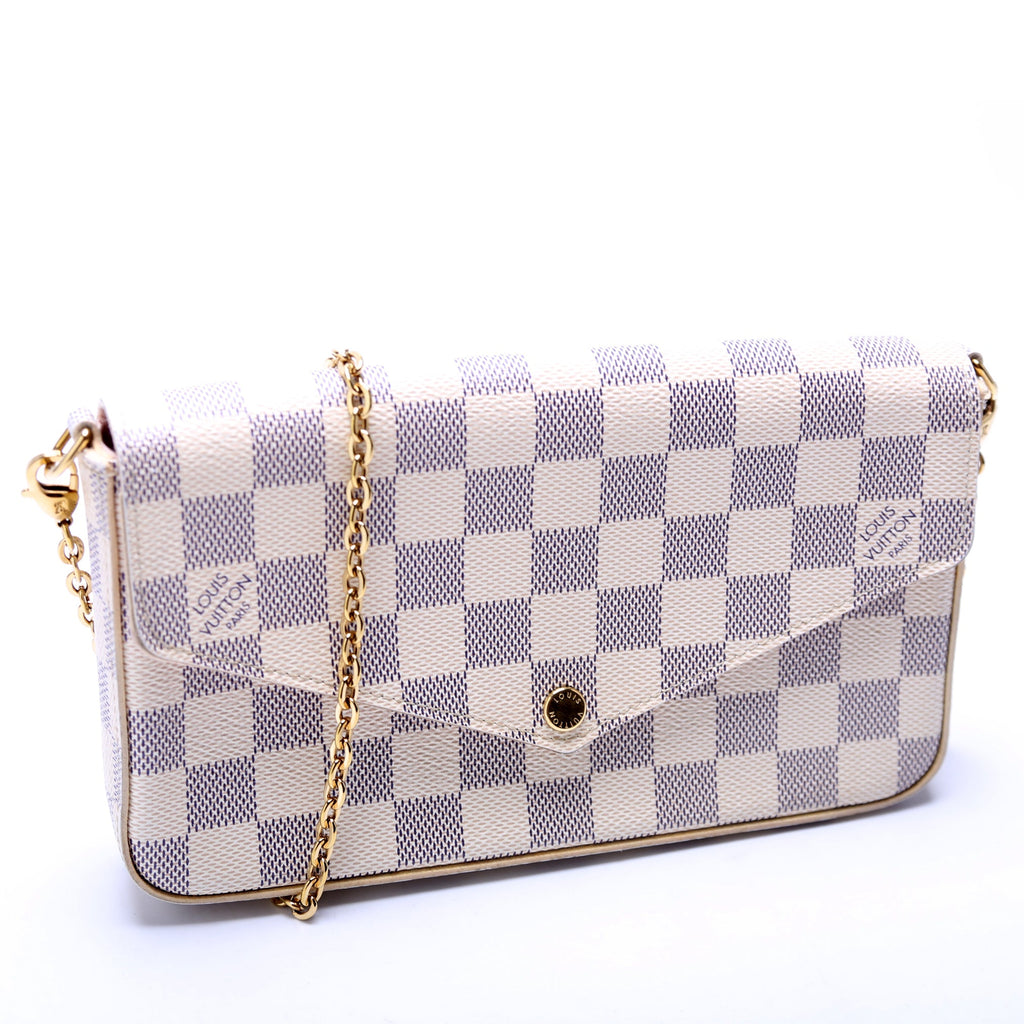 Pochette Felicie Damier Azur