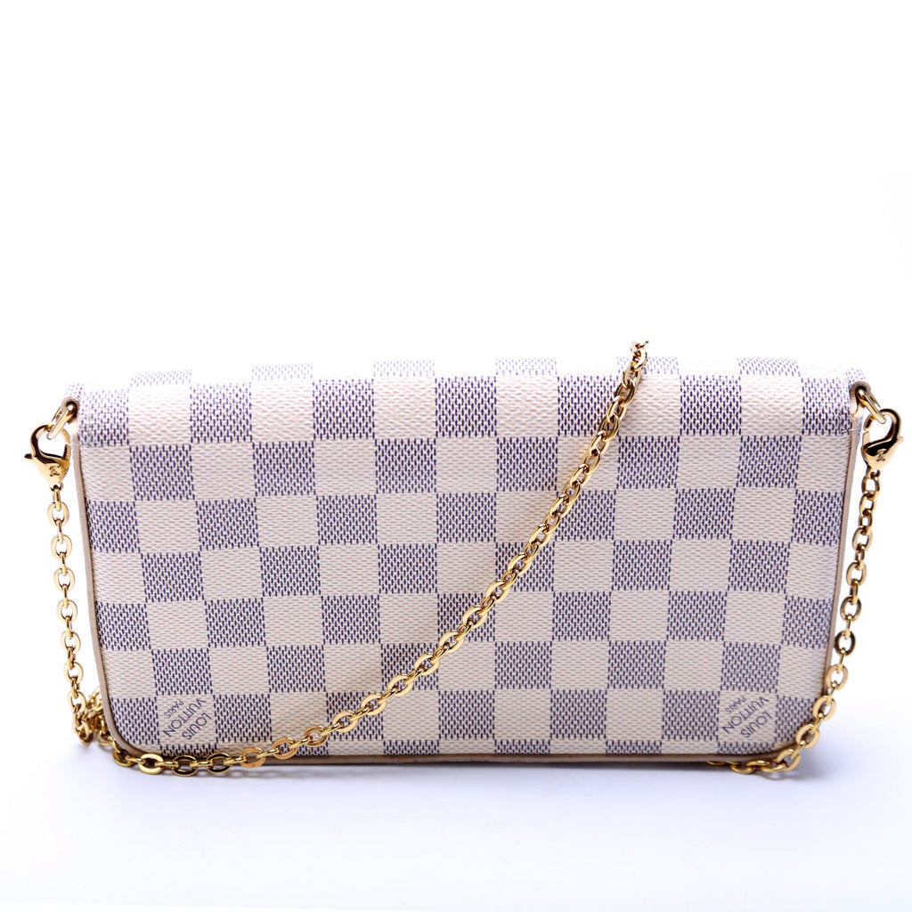 Pochette Felicie Damier Azur