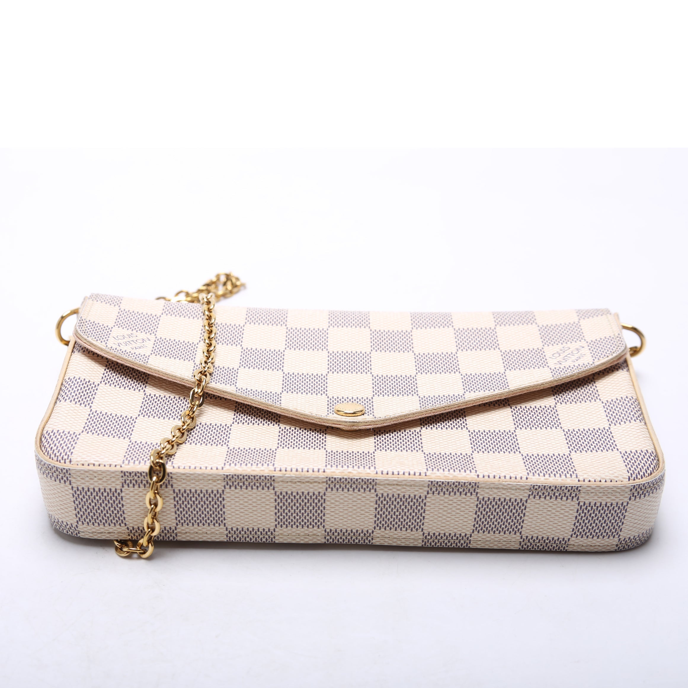 Pochette Felicie Damier Azur