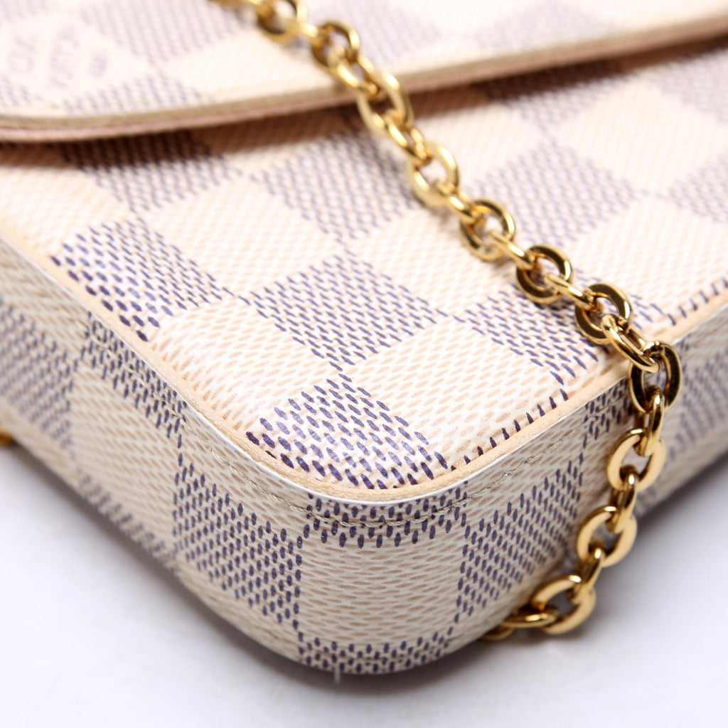 Pochette Felicie Damier Azur