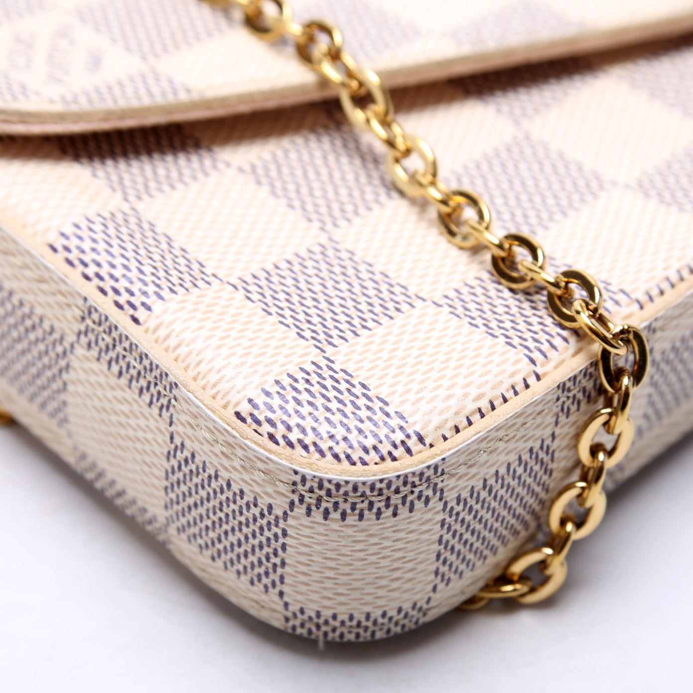 Pochette Felicie Damier Azur