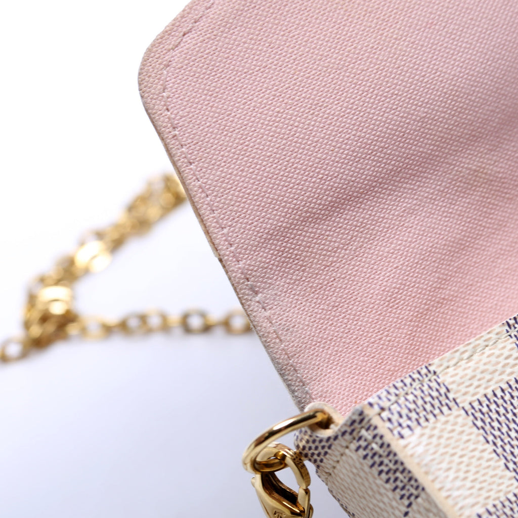 Pochette Felicie Damier Azur
