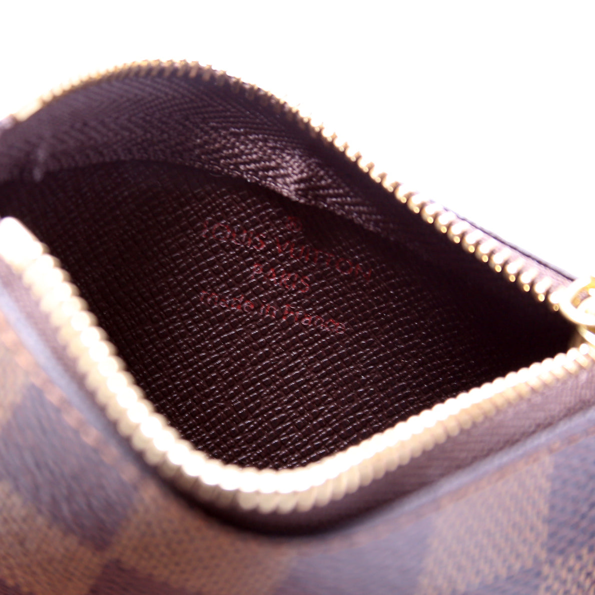Pochette Cles Damier Ebene