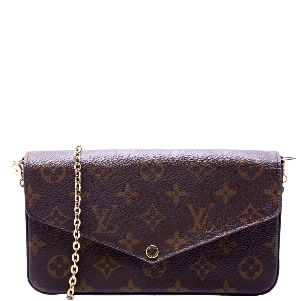 Pochette Felicie Monogram Berry