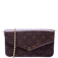 Pochette Felicie Monogram Berry