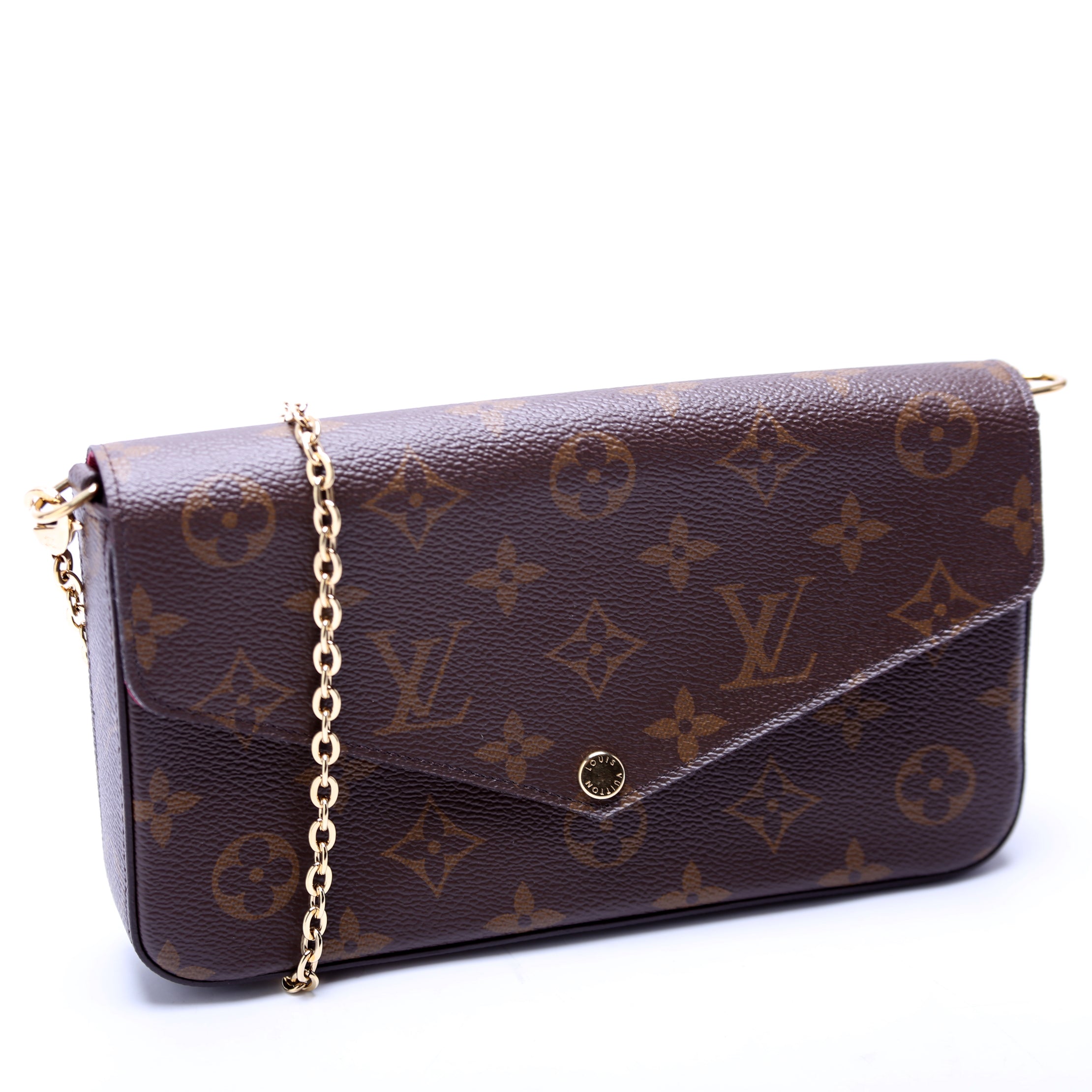 Pochette Felicie Monogram Berry