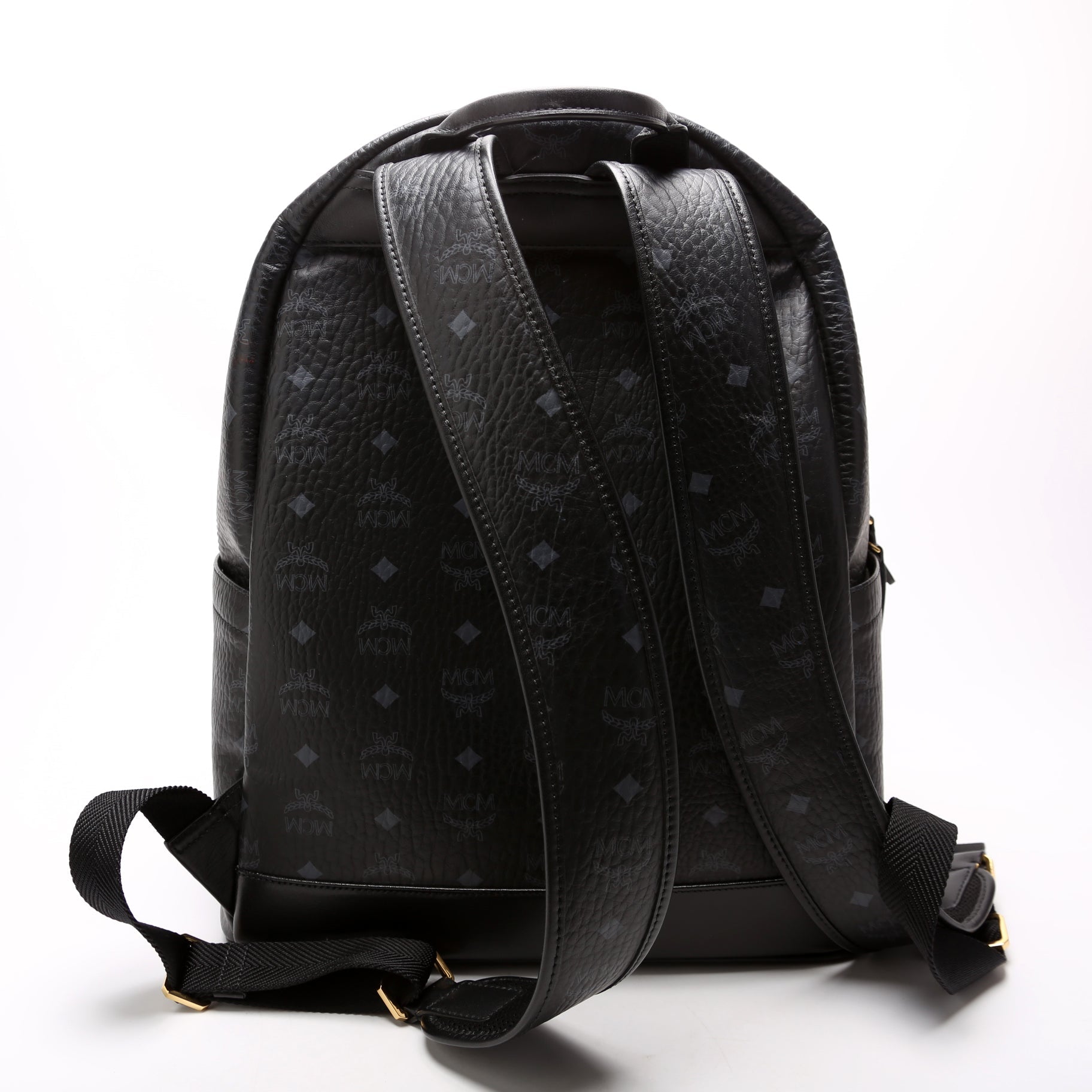 Studded Visetos Medium Dual Stark Backpack Black