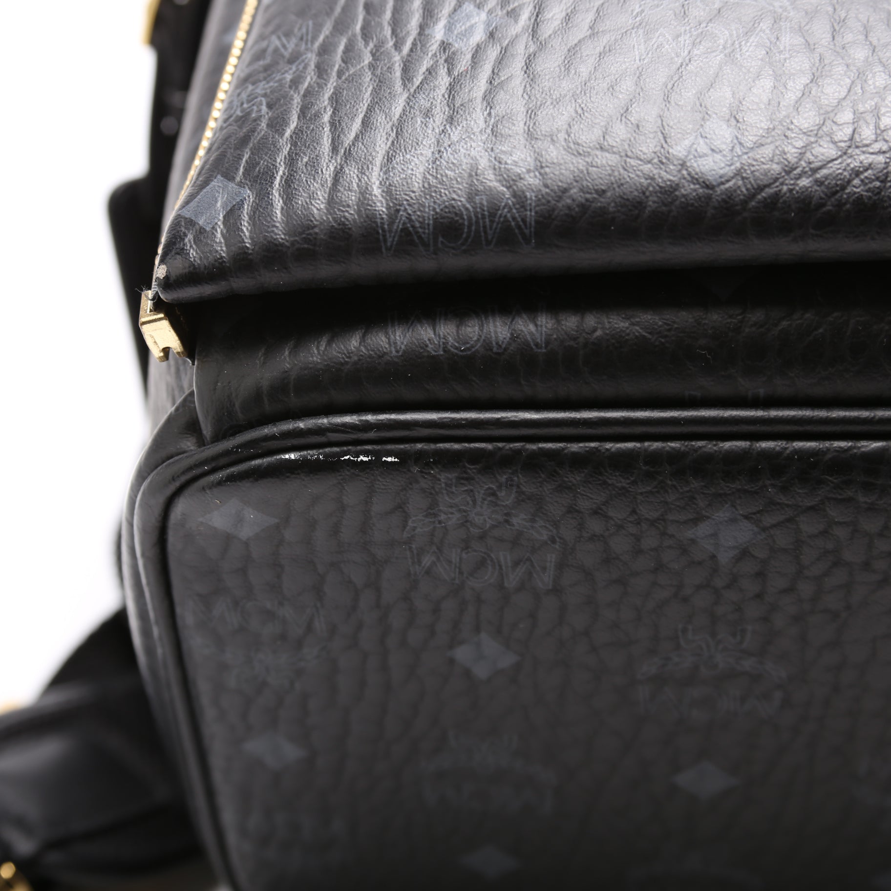 Studded Visetos Medium Dual Stark Backpack Black