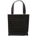 Chocolate Bar Vertical Tote Lambskin 6M Black
