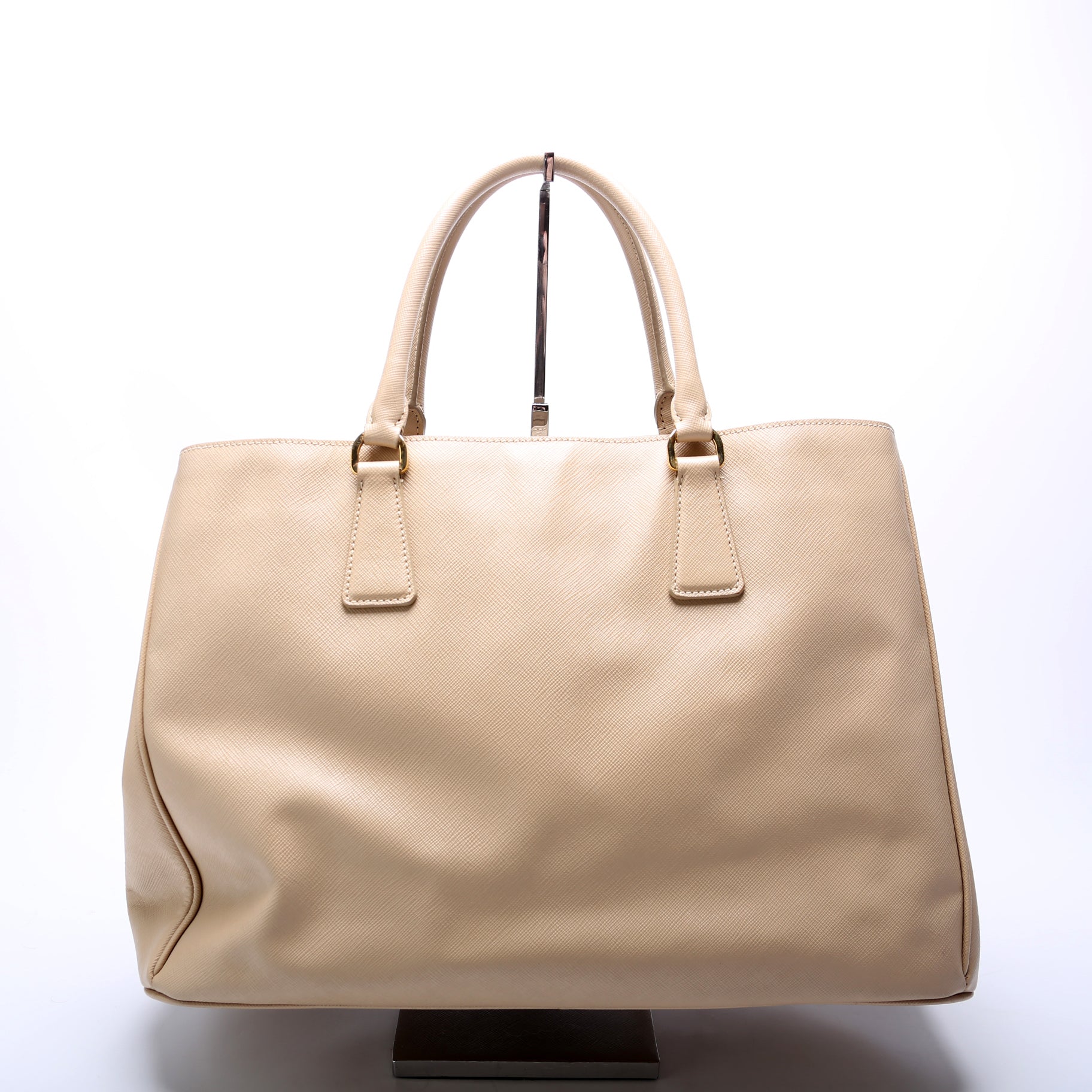 Saffiano Lux Large Tote Beige