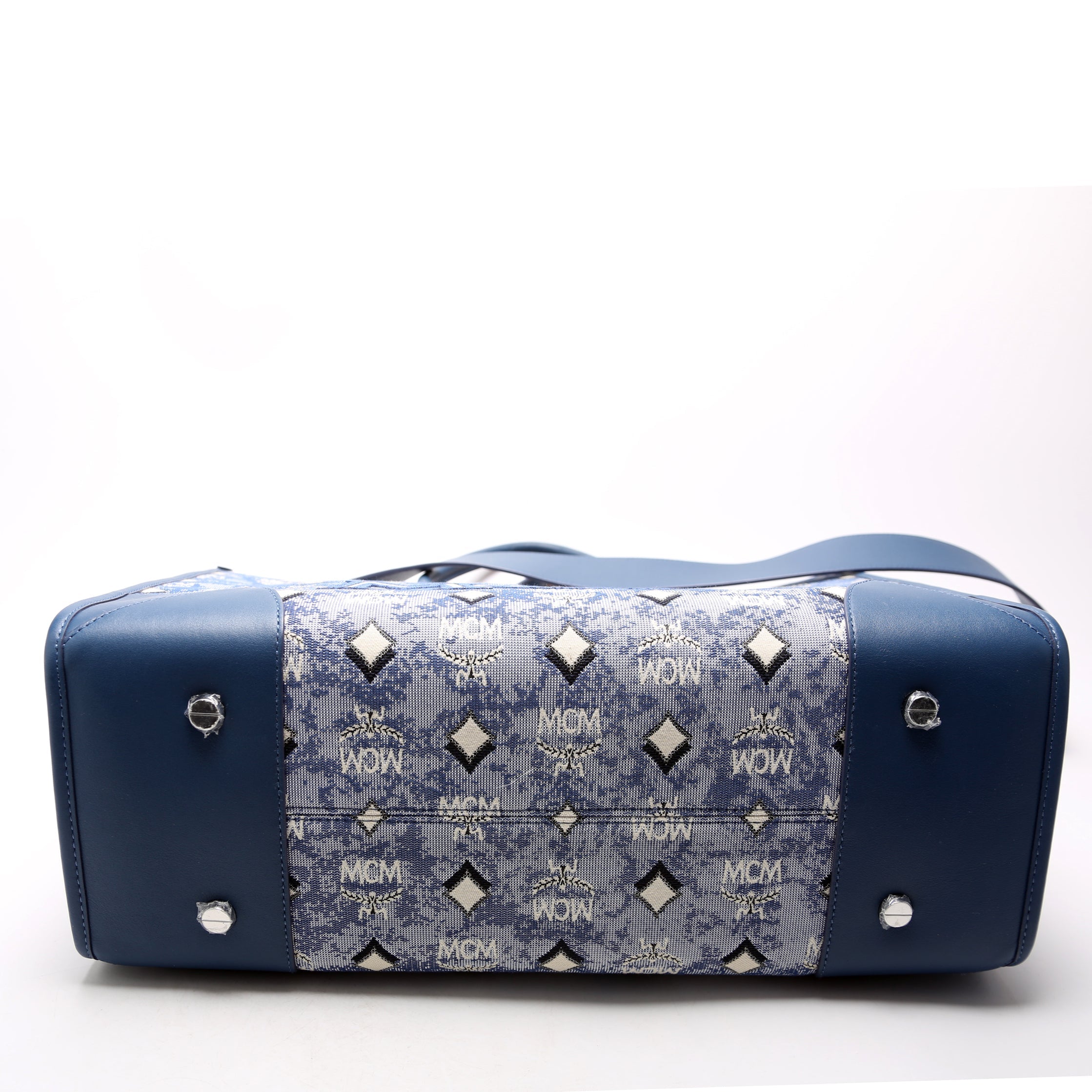 Munchen Jacquard XLarge Tote Blue