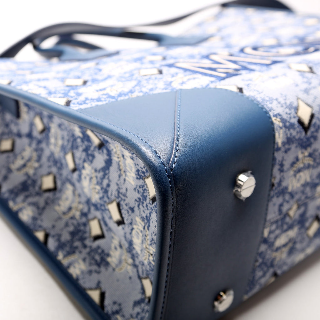 Munchen Jacquard XLarge Tote Blue