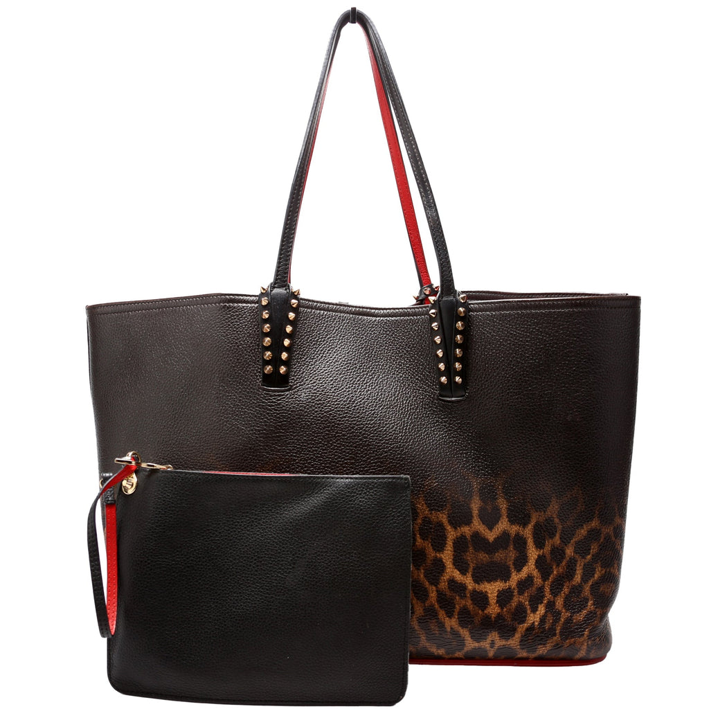 Cabata Tote W/Pouch Degrade Leopard Print