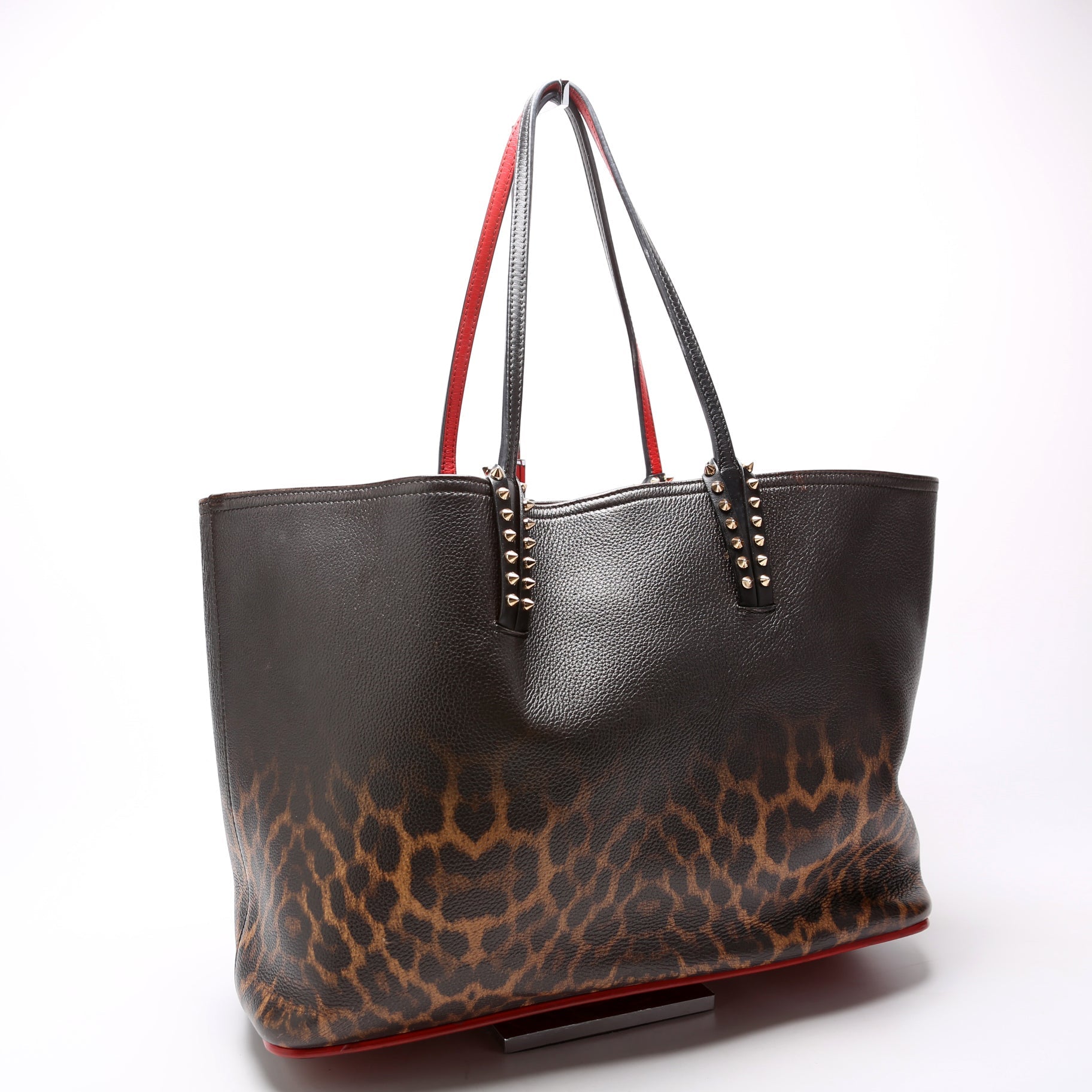 Cabata Tote W/Pouch Degrade Leopard Print