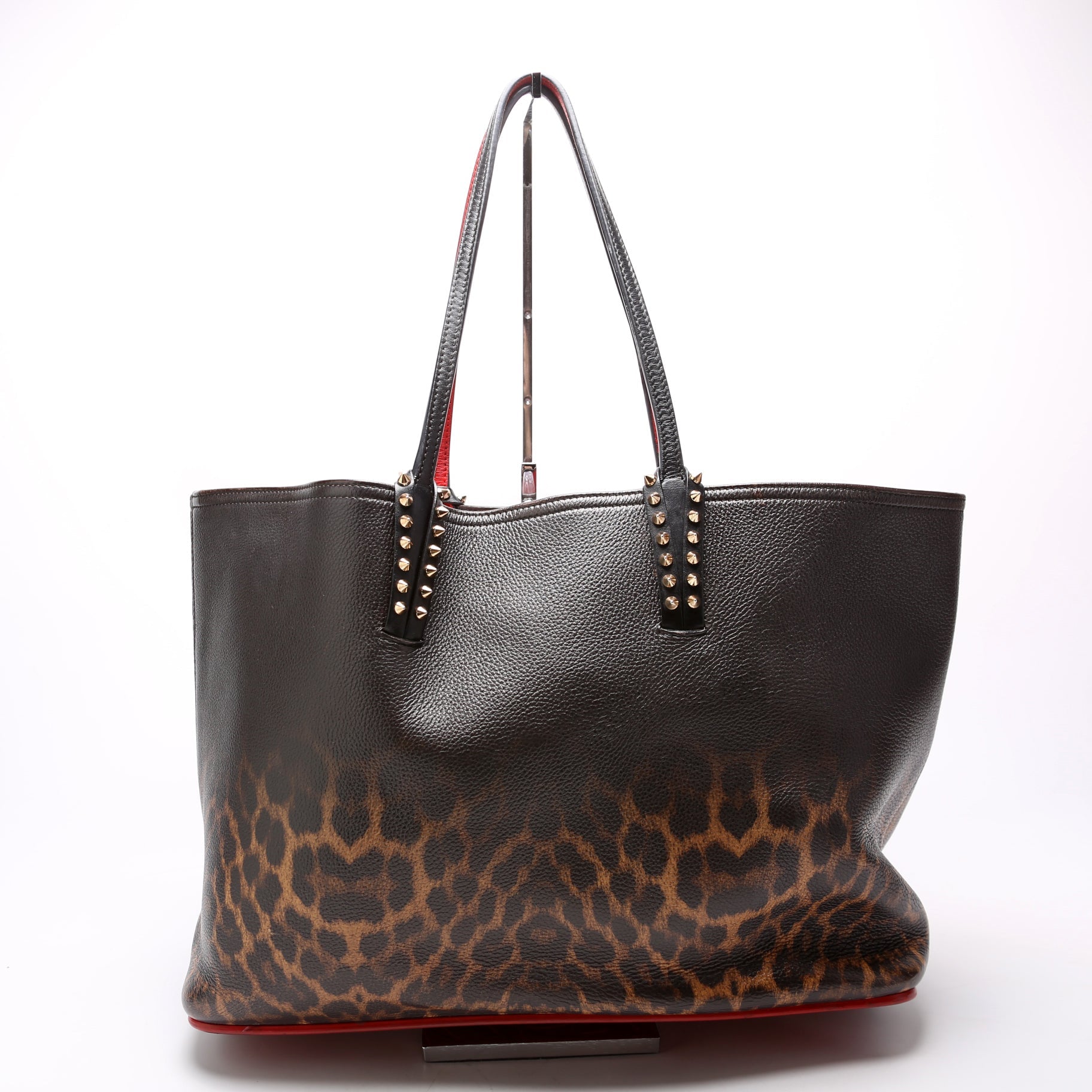 Cabata Tote W/Pouch Degrade Leopard Print