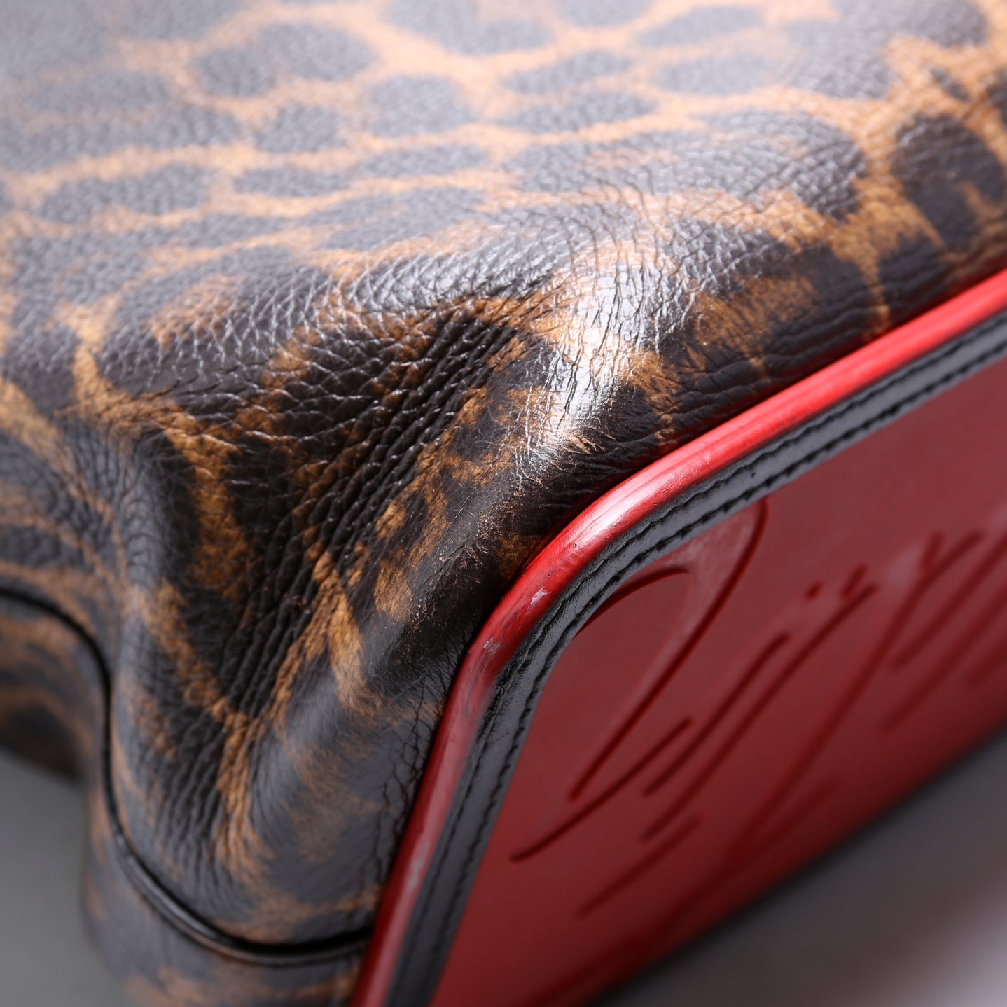 Cabata Tote W/Pouch Degrade Leopard Print