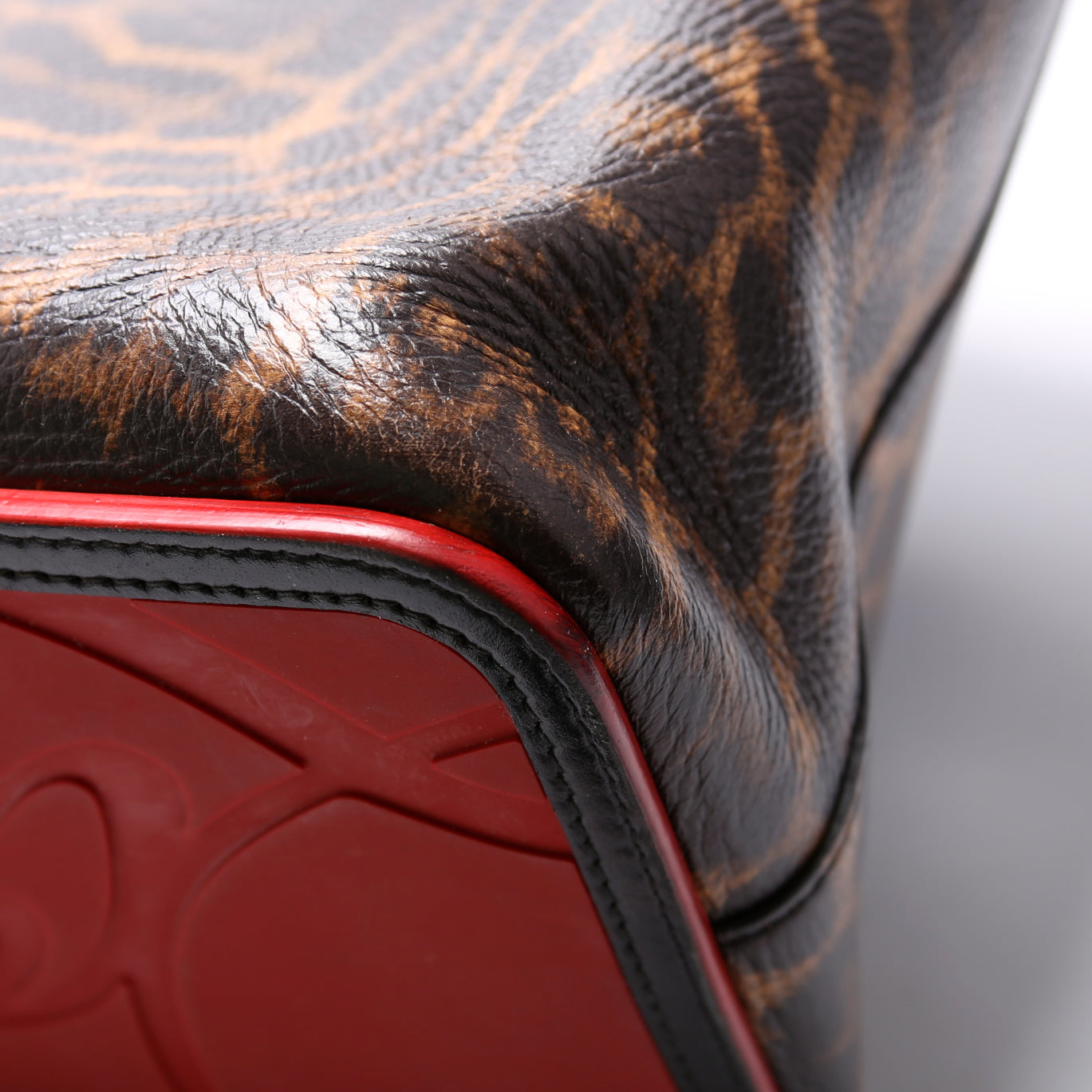 Cabata Tote W/Pouch Degrade Leopard Print