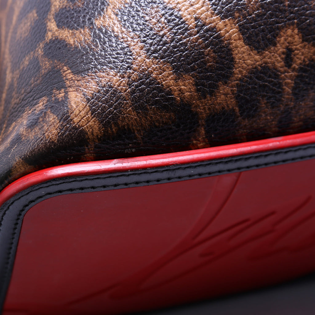 Cabata Tote W/Pouch Degrade Leopard Print