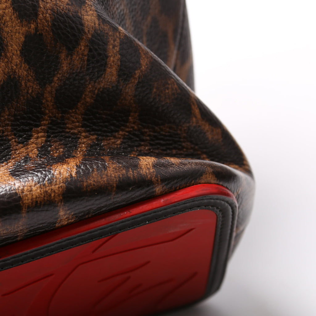 Cabata Tote W/Pouch Degrade Leopard Print
