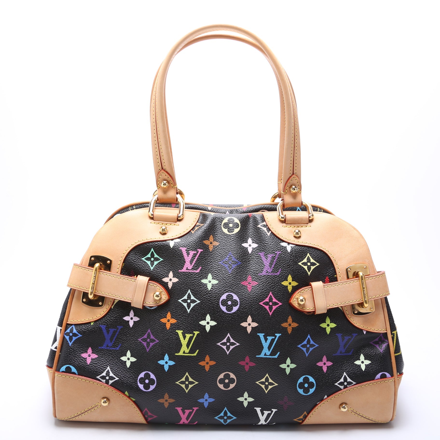 Claudia Multicolor Monogram Black