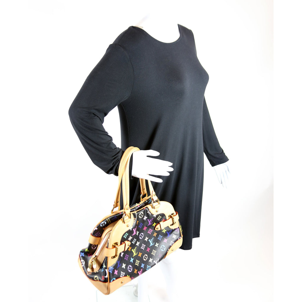 Claudia Multicolor Monogram Black