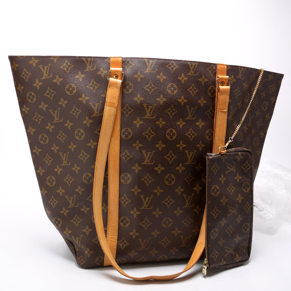Sac Shopping Tote With Pouch Monogram