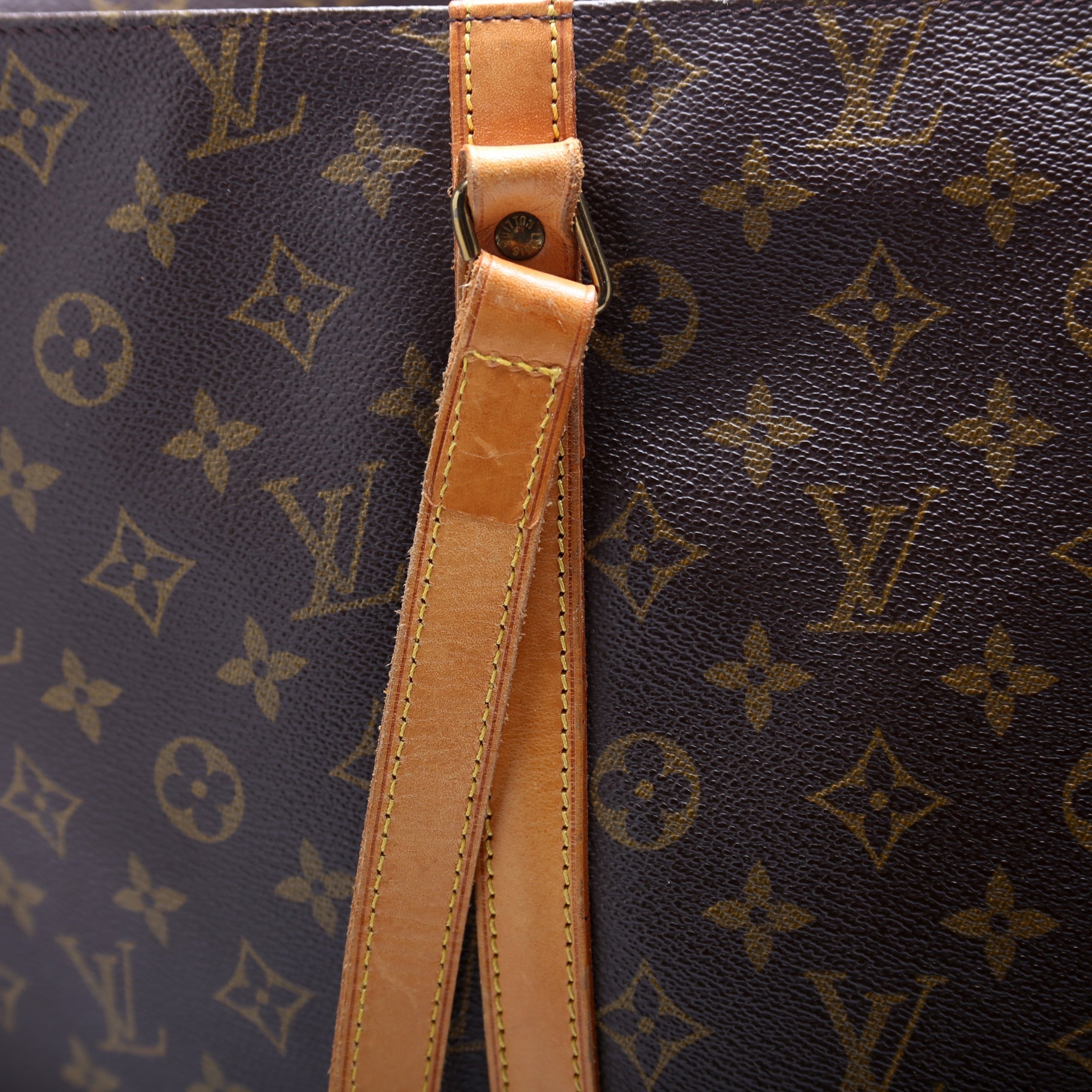 Sac Shopping Tote With Pouch Monogram