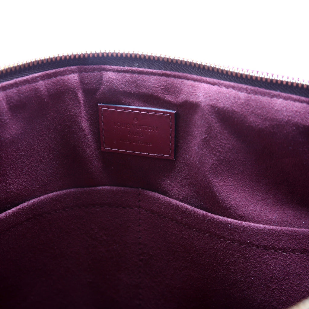 Flower Zipped Tote MM Monogram Berry
