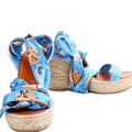 Monica Du Desert Espadrille Wedges Size 40