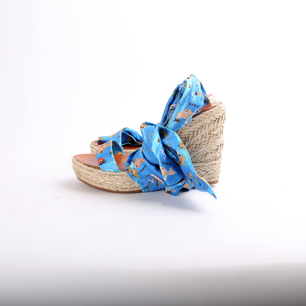 Monica Du Desert Espadrille Wedges Size 40