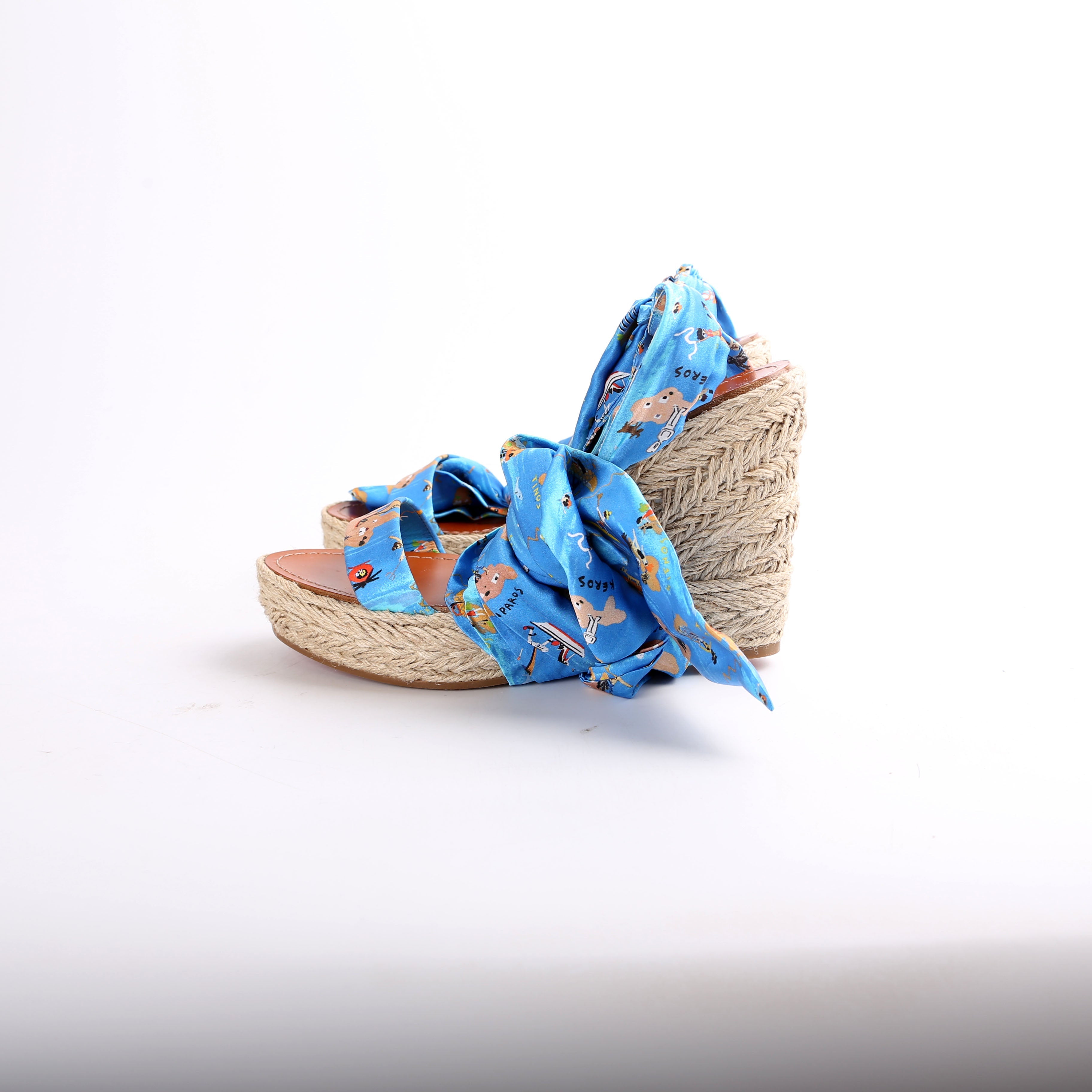 Monica Du Desert Espadrille Wedges Size 40