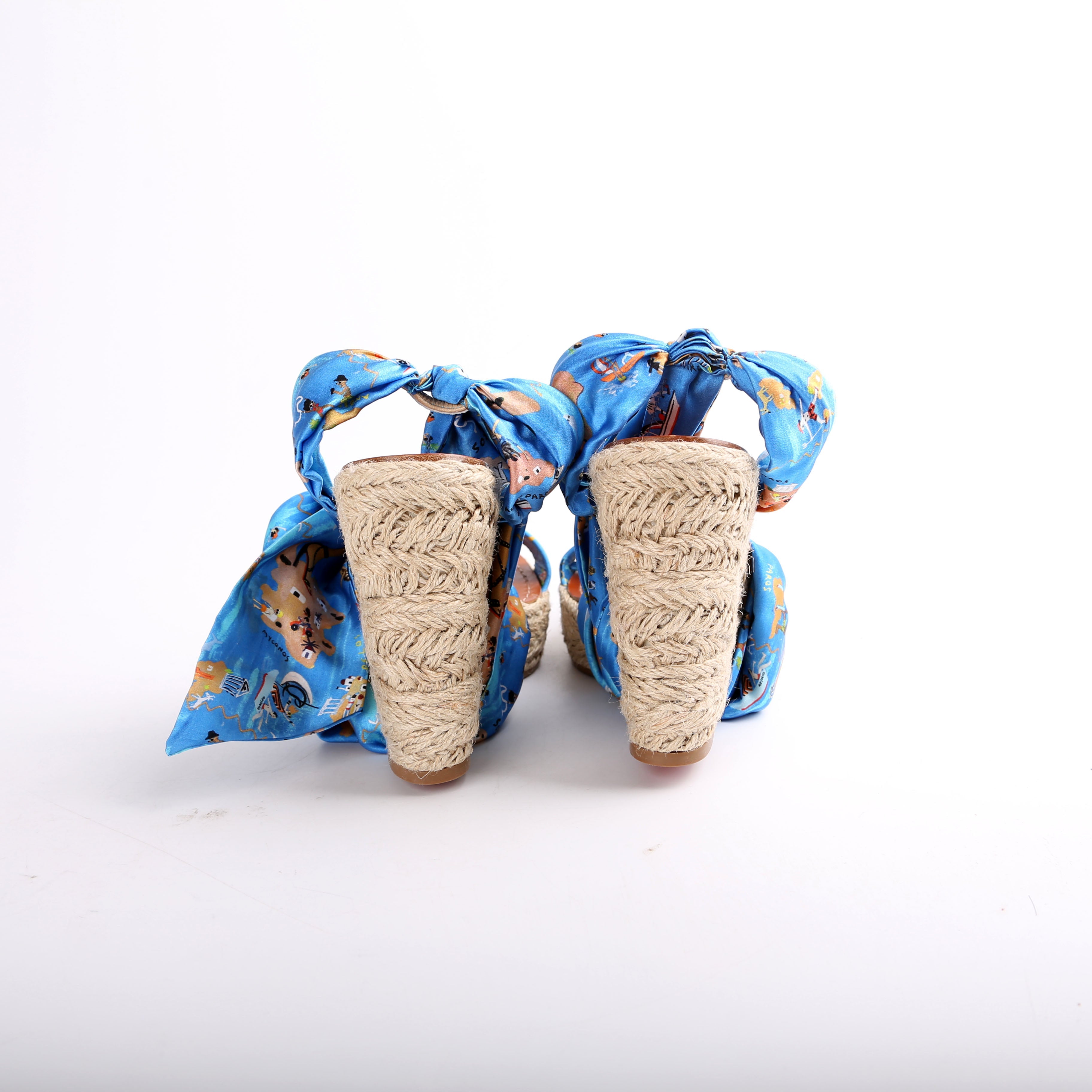 Monica Du Desert Espadrille Wedges Size 40