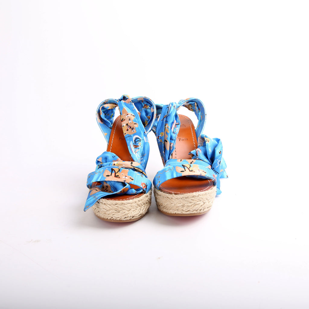 Monica Du Desert Espadrille Wedges Size 40