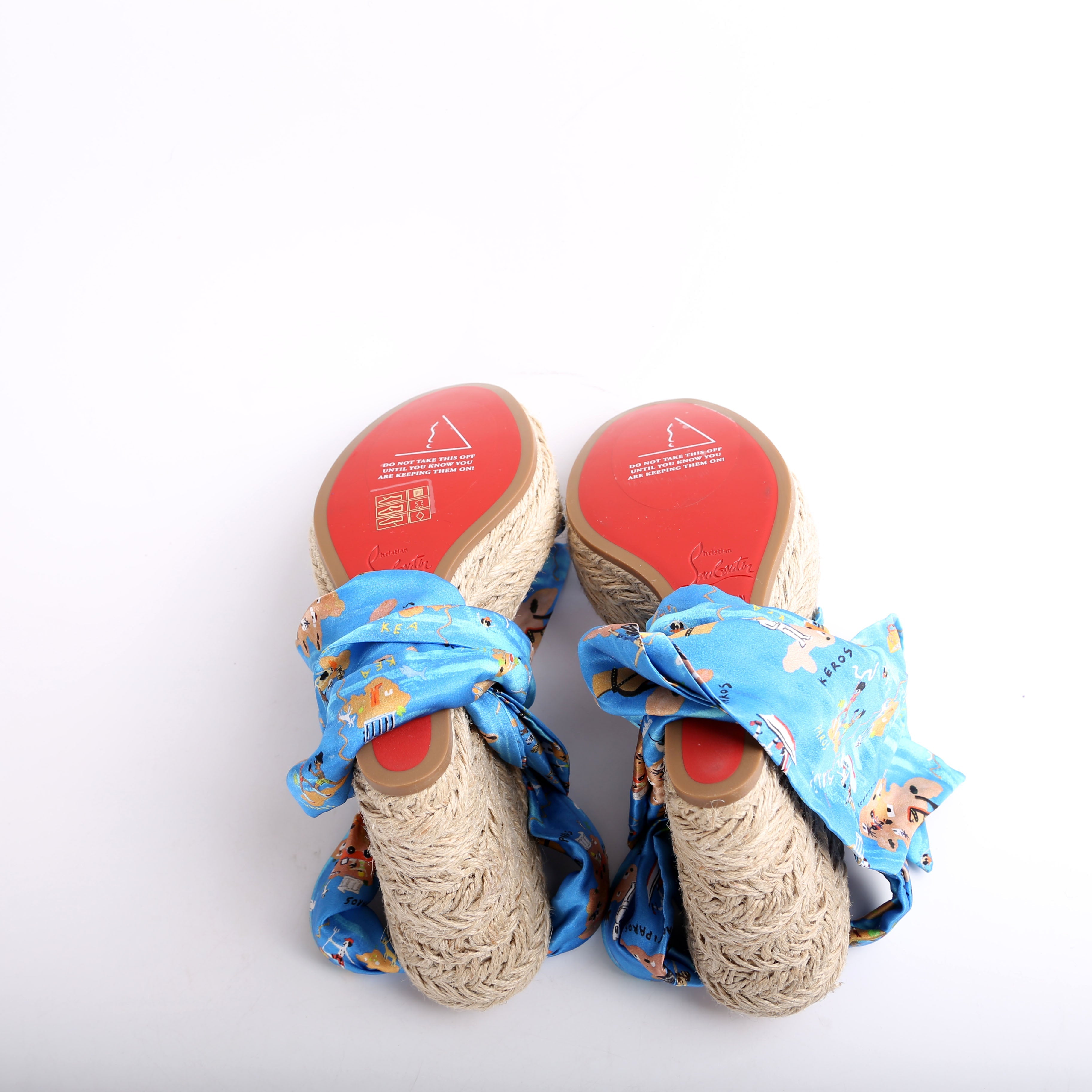 Monica Du Desert Espadrille Wedges Size 40