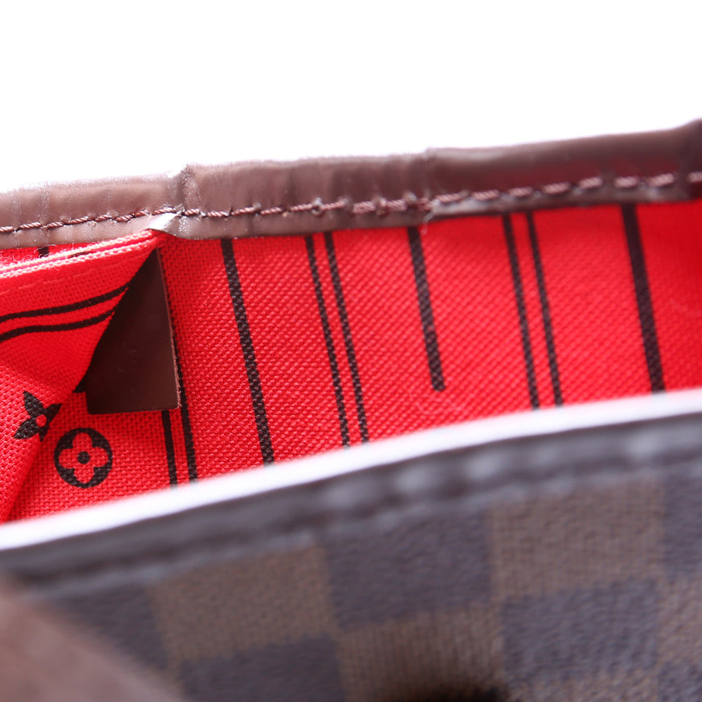 Neverfull MM Damier Ebene Brown/Red