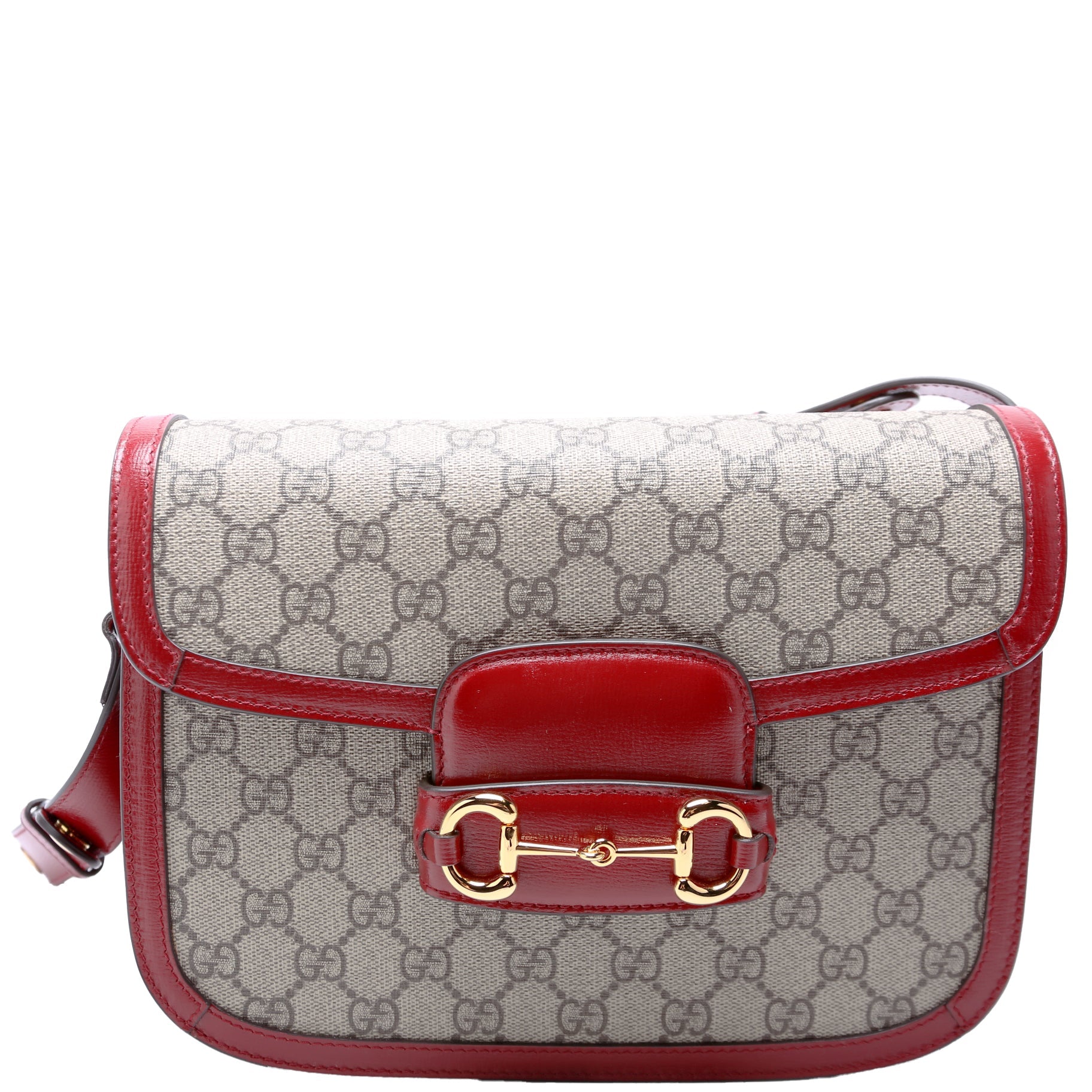Gucci 602204 Horsebit 1955 Shoulder Bag Red