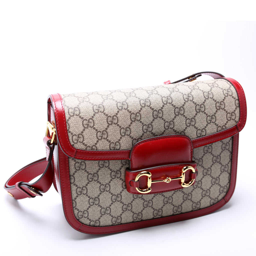 Gucci 602204 Horsebit 1955 Shoulder Bag Red