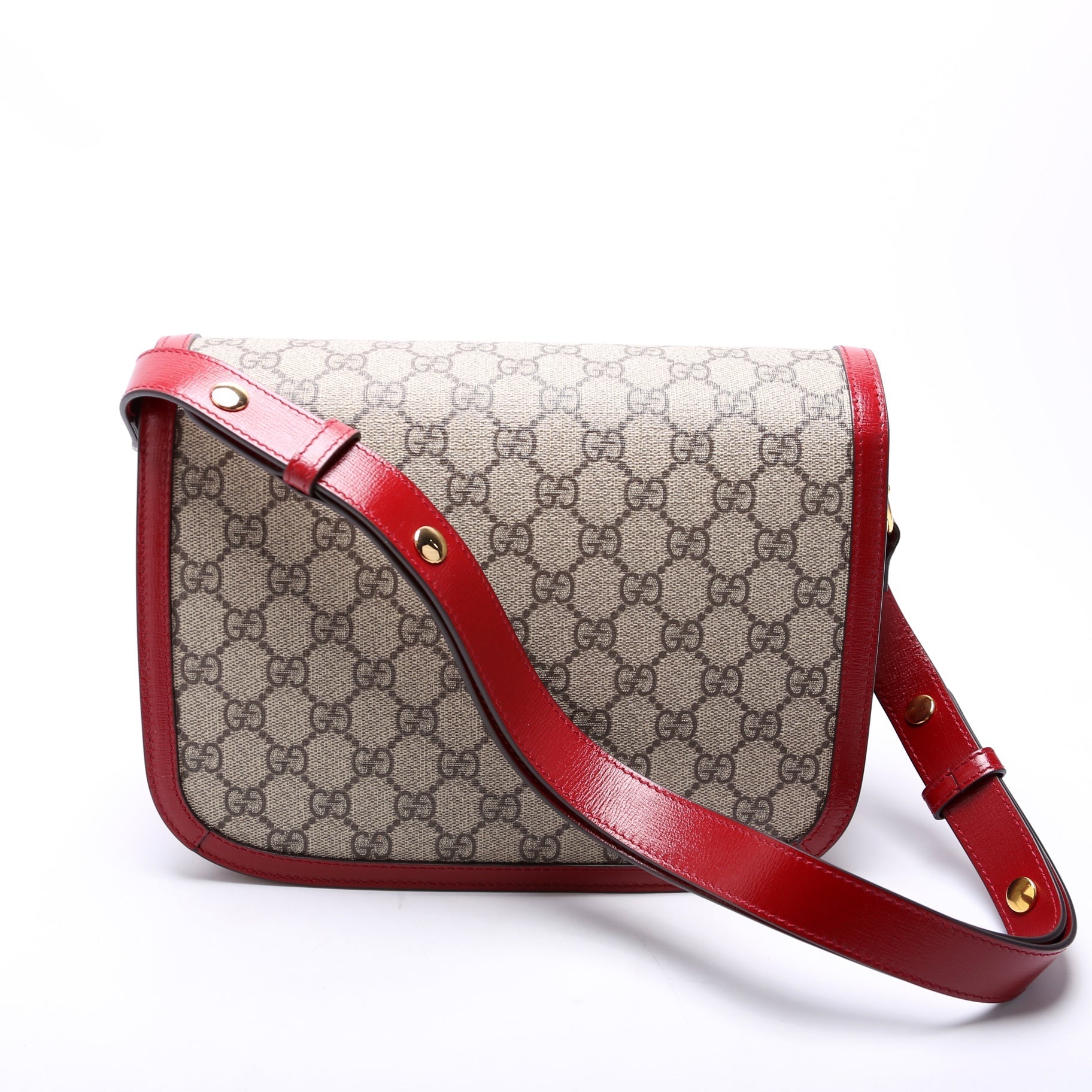 Gucci 602204 Horsebit 1955 Shoulder Bag Red