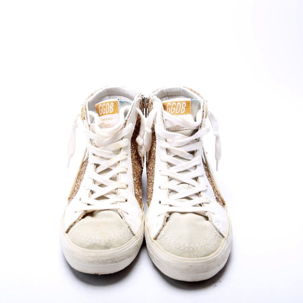 Slide Sneakers Size 39 Gold