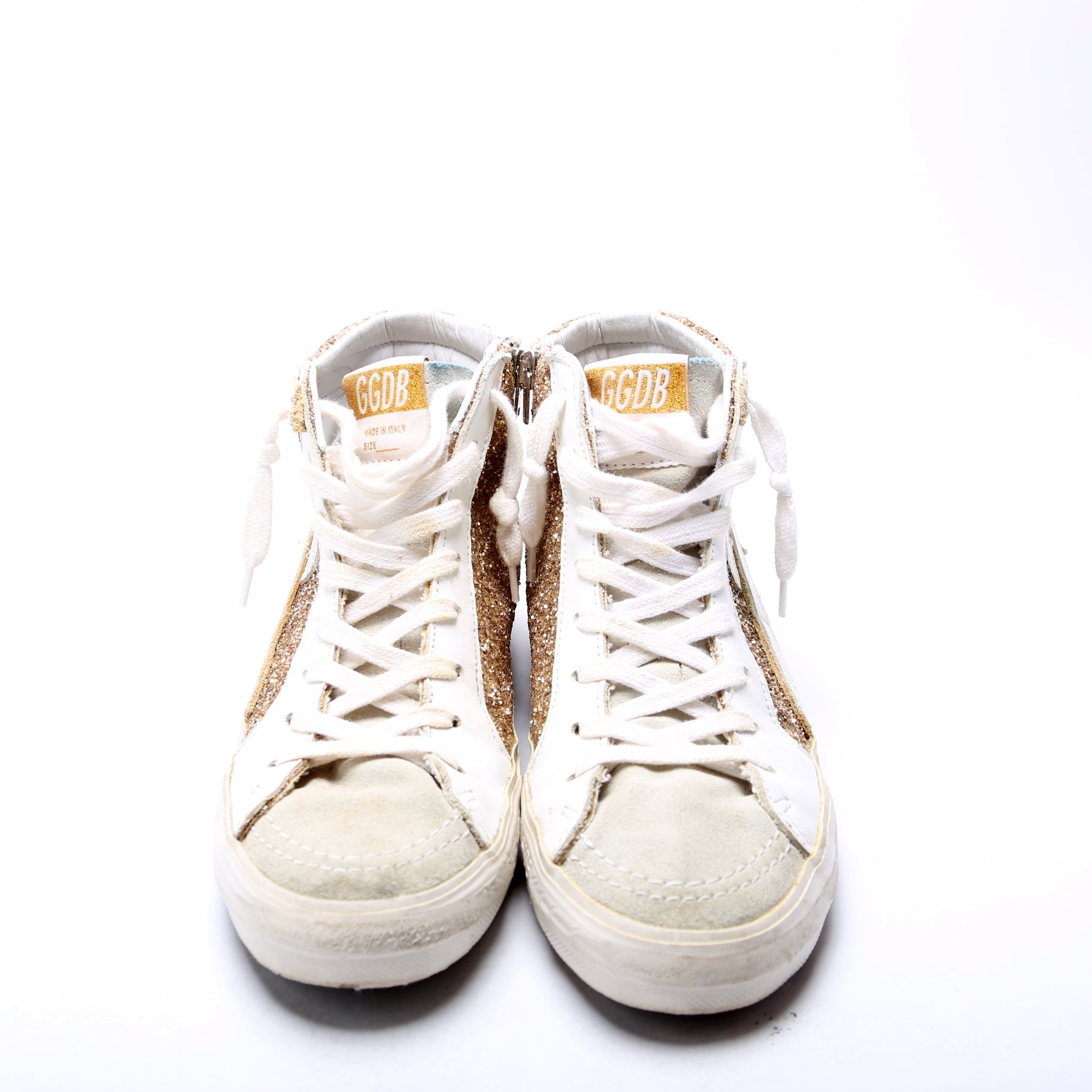 Slide Sneakers Size 39 Gold