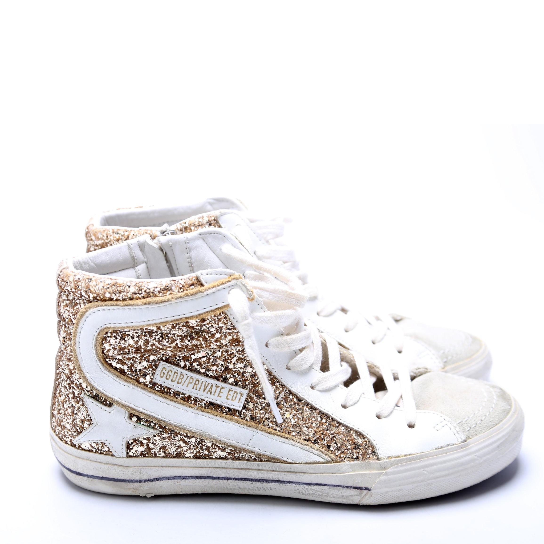 Slide Sneakers Size 39 Gold