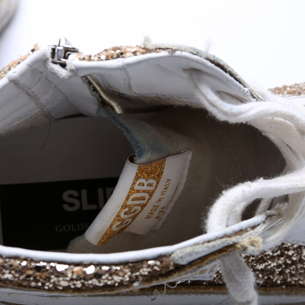Slide Sneakers Size 39 Gold