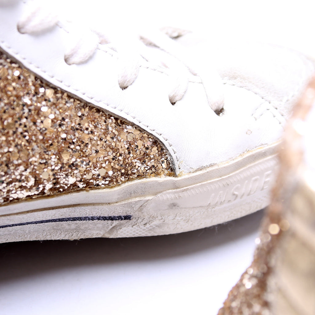 Slide Sneakers Size 39 Gold