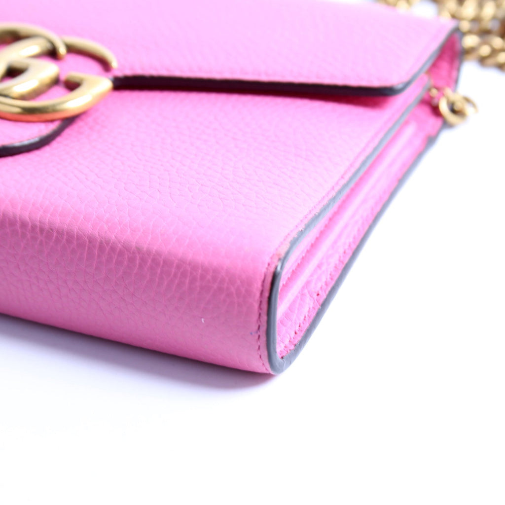 401232 Marmont Chain Wallet Pink