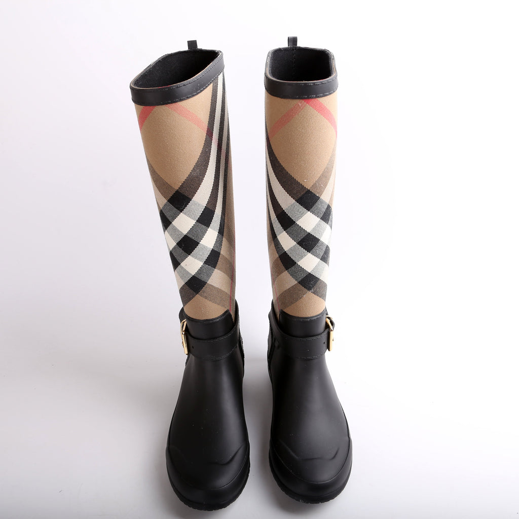 House Check Rainboots Size 36