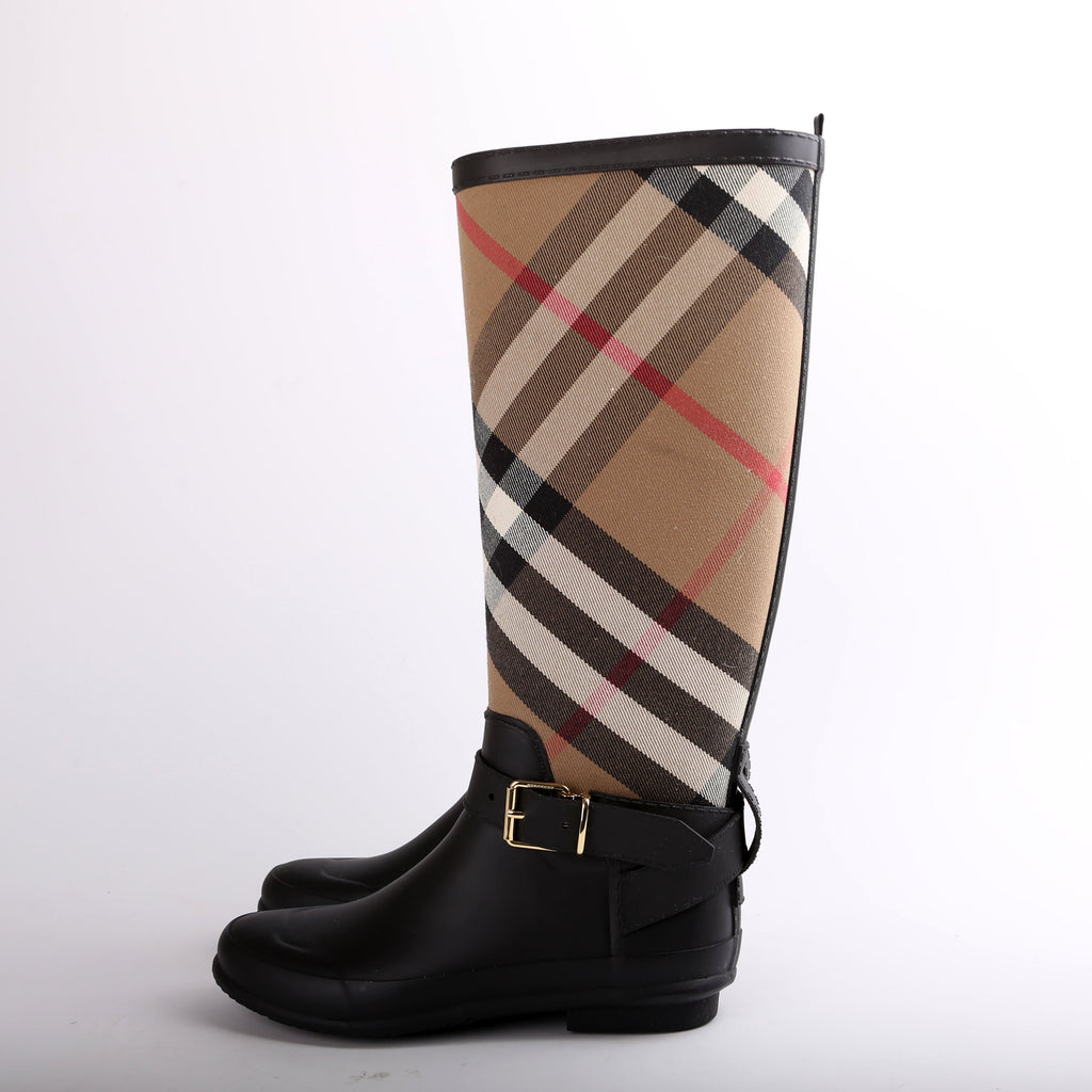 House Check Rainboots Size 36
