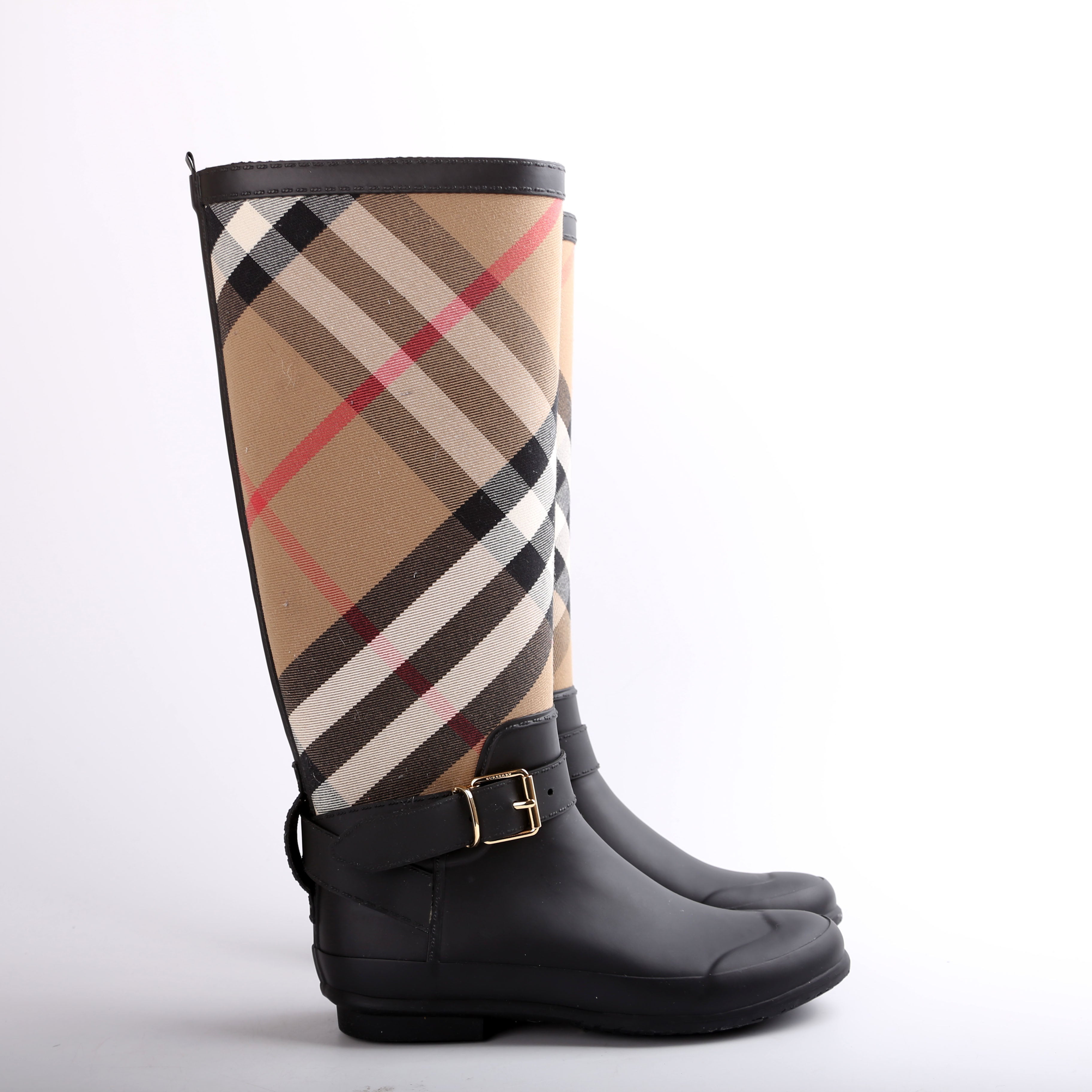 House Check Rainboots Size 36