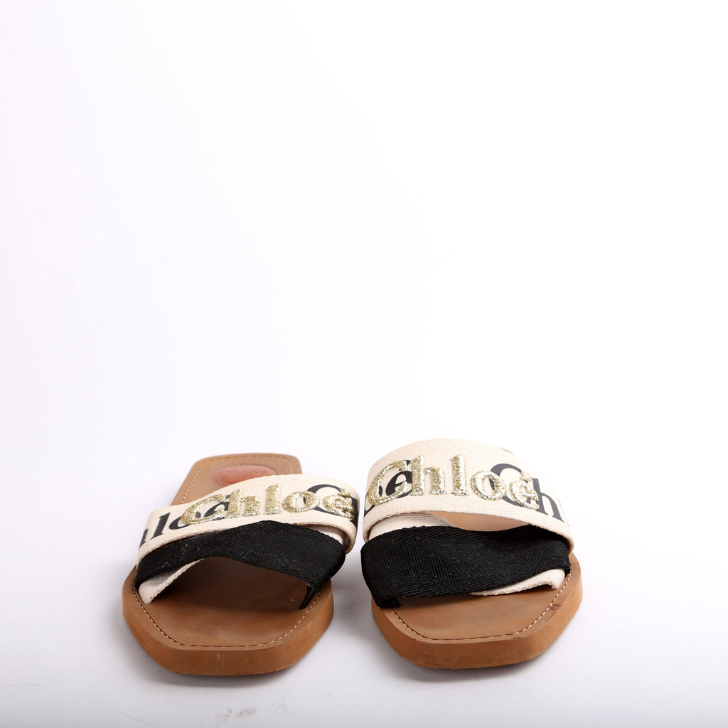 Woody Flat Mules Size 41